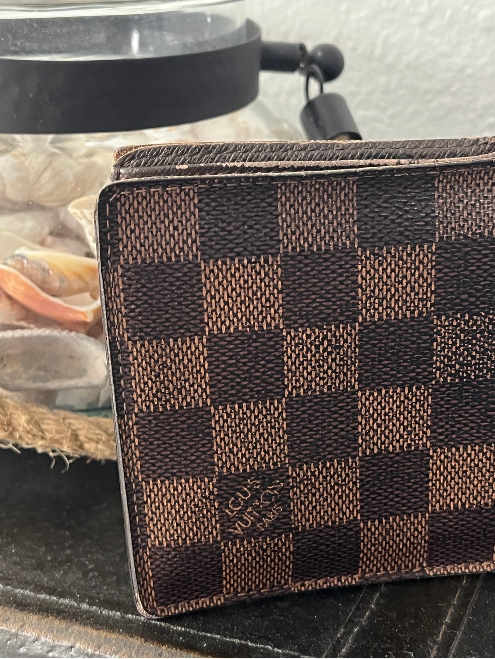 Louis Vuitton Brown and Dark Brown Damier Canvas Bifold Wallet - Picture 3 of 12